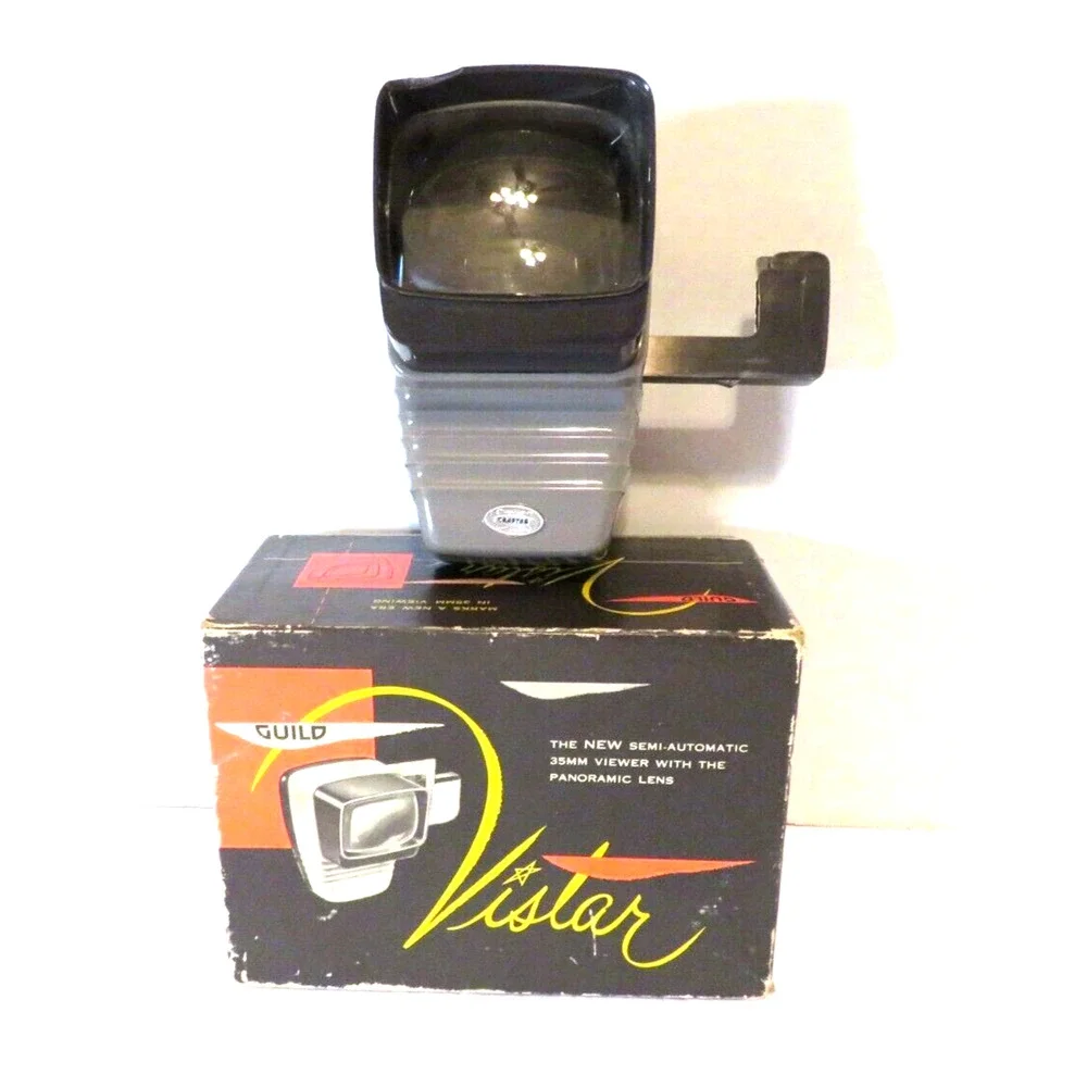 Vintage Guild Vistar Semi-Automatic 35 mm Viewer Panoramic Lens + Original Box